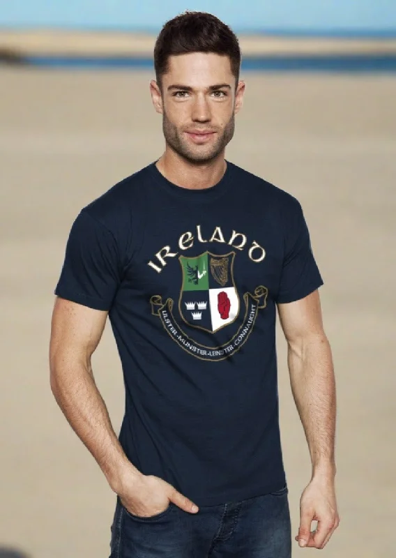 Men's Shirts with Appliqué DetailsUnisex Ireland Four Provinces T-Shirt