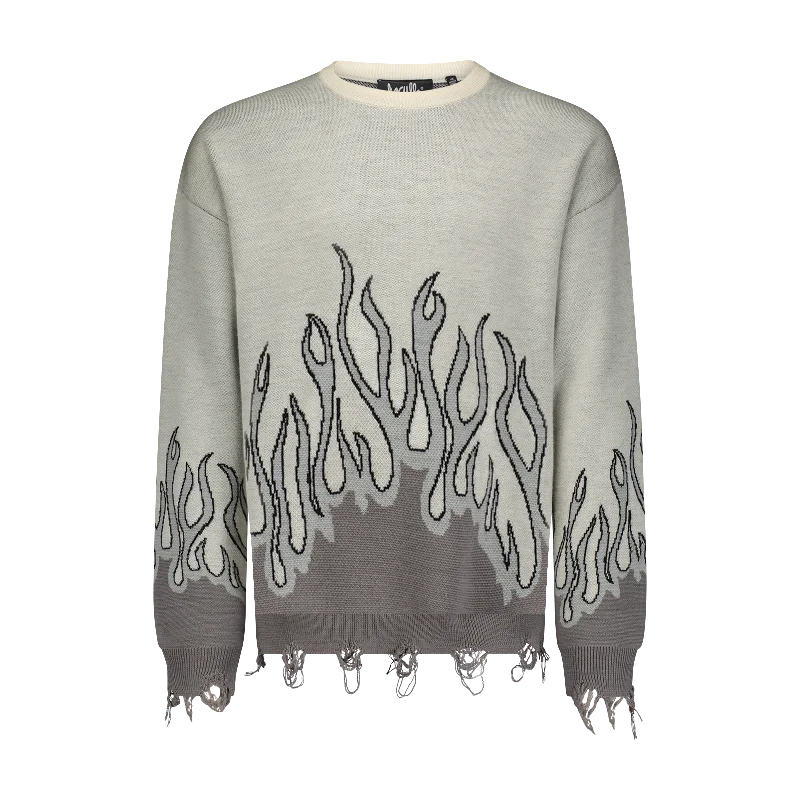 Men's Sweaters for Mild WeatherUP IN FLAMES SWEATER