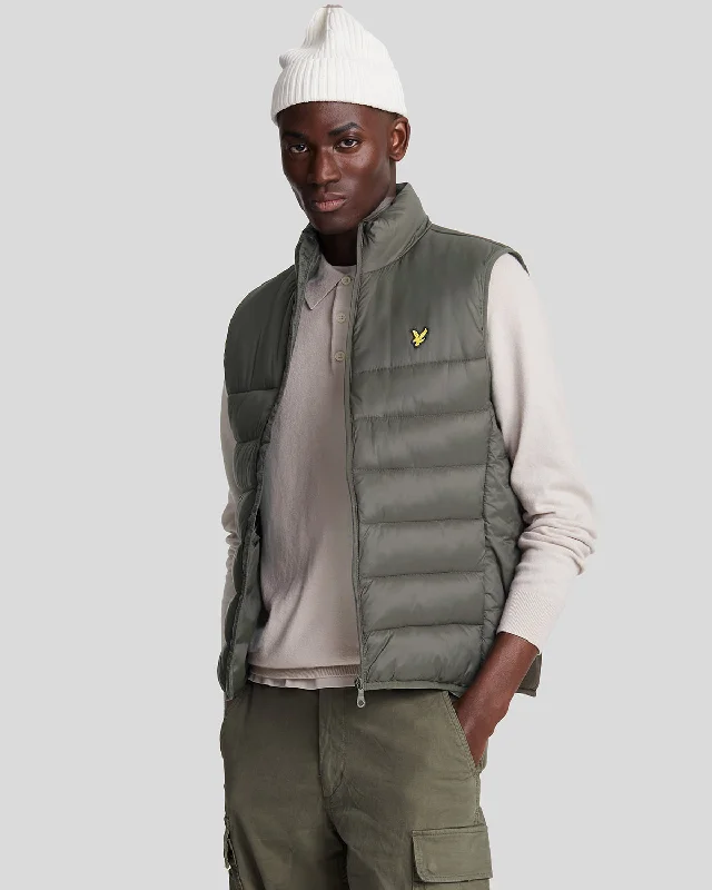 Men's Coats with Military InfluenceWadded Gilet