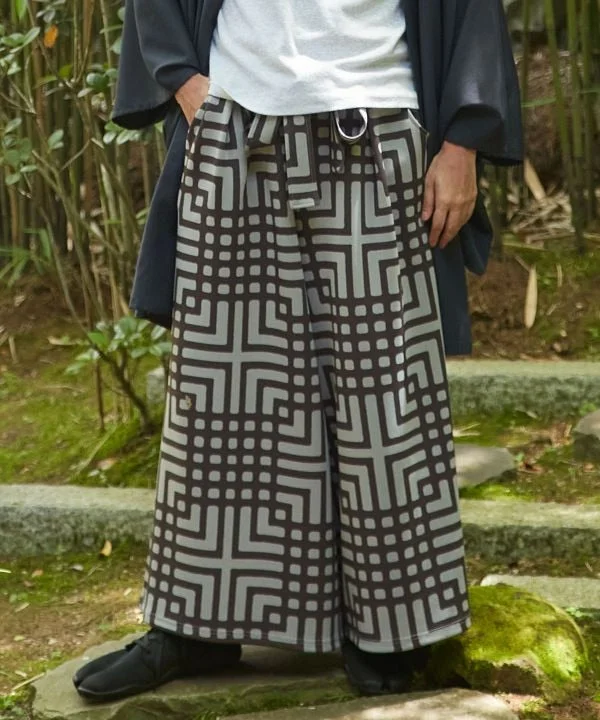 Men's Pants with Back PocketsSHOSHA - Men's Wide Leg Pants