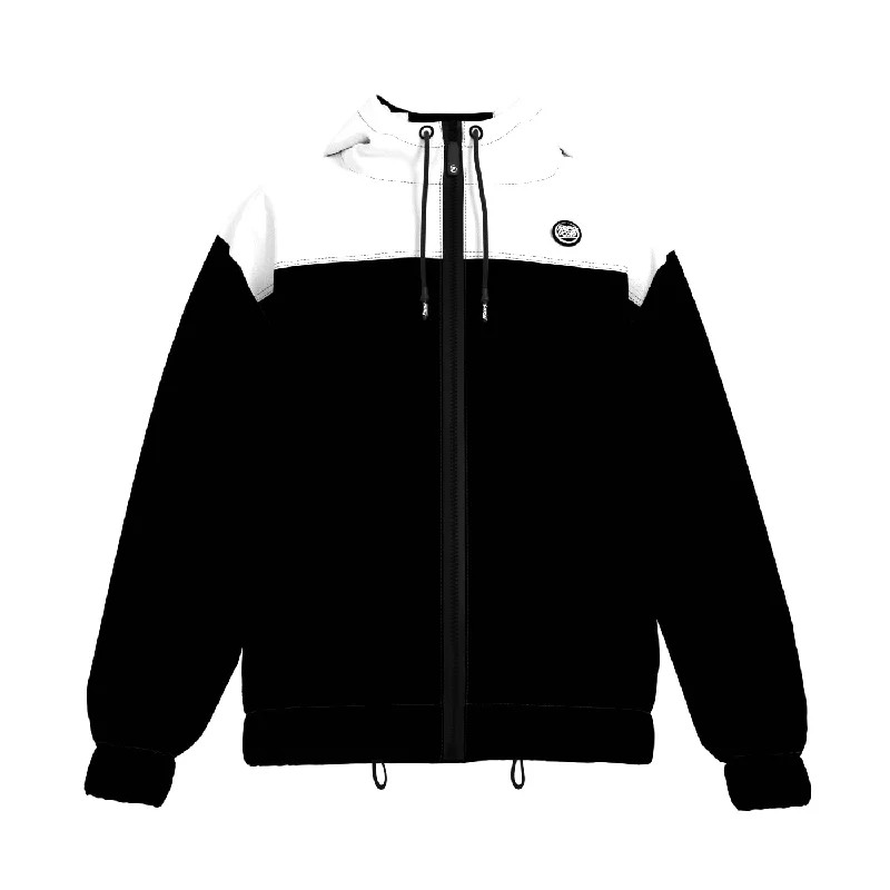 Men's Coats for BikingBlack And White Windbreaker