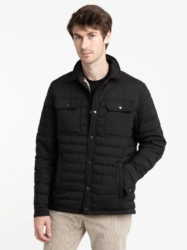 Men's Coats with VentilationBlack Typhoon Platinum Quilted Jacket