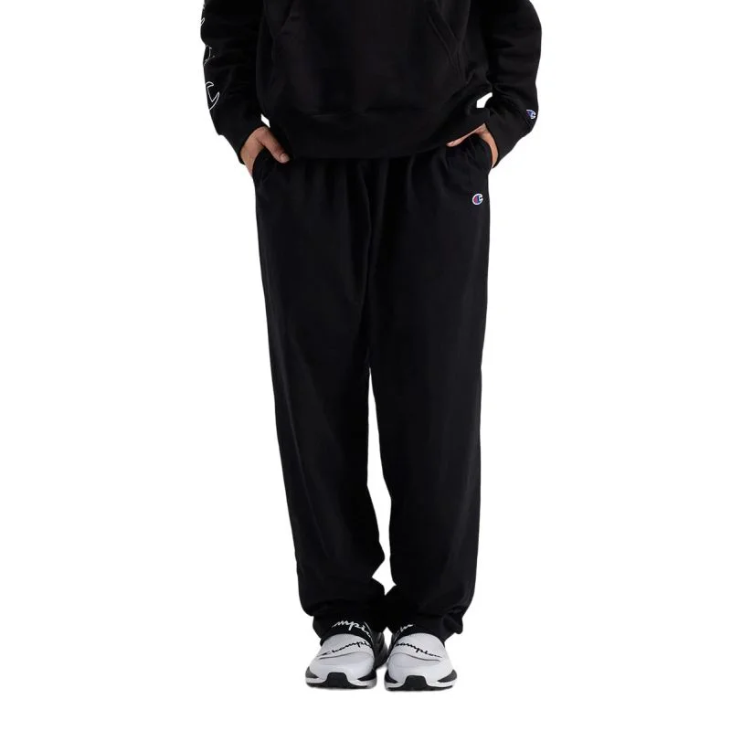 Men's Pants with Appliqué DetailsChampion Mens C Logo Jersey Pant