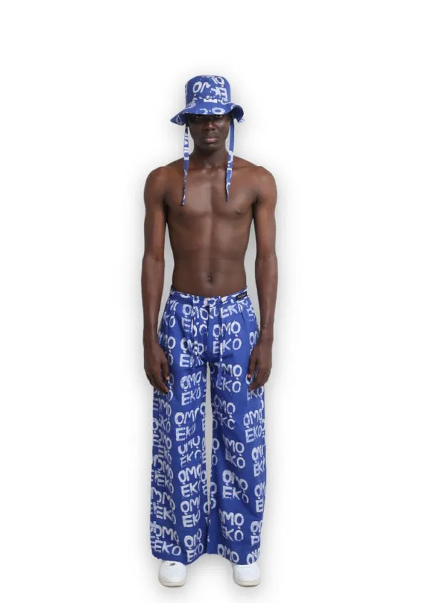 Men's Pants with Antimicrobial TreatmentCute Saint Adeniji Funtua Cotton Trouser