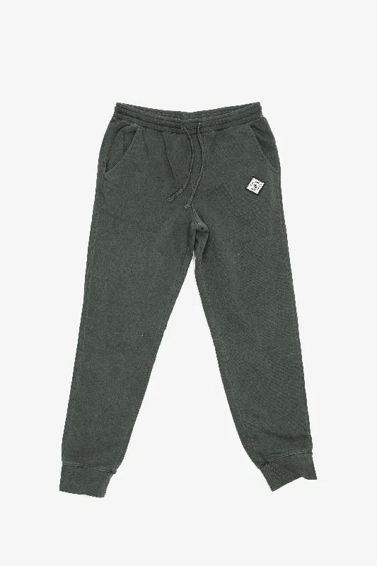 Men's Sweatpants for LoungingDiamond Patch Pigment Dyed Sweatpants