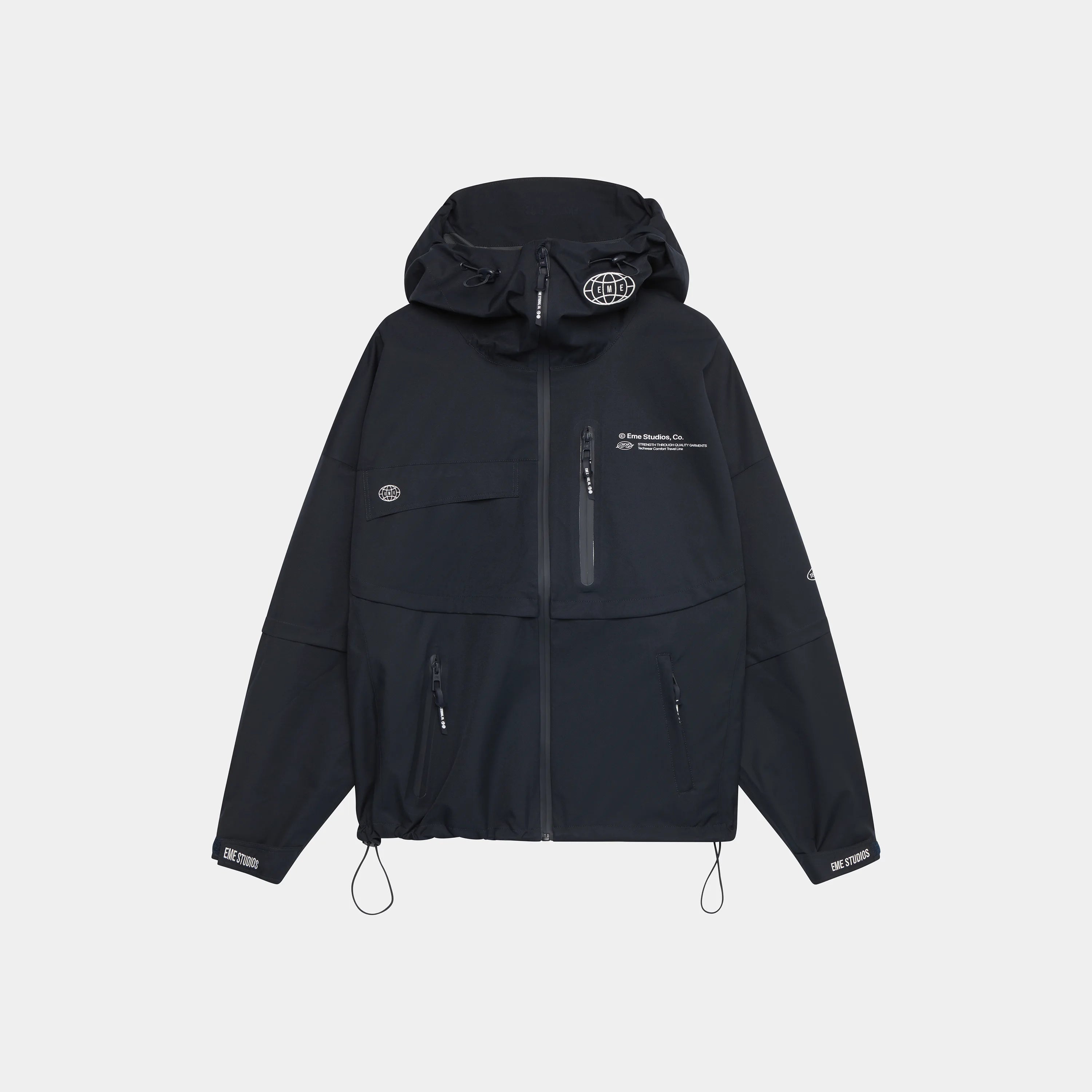 Men's Coats for Snowy WeatherF - 5135 Navy Windbreaker