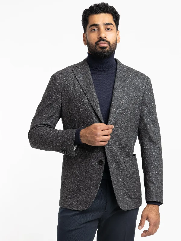 Men's Coats with Velcro ClosuresGrey K-Jacket