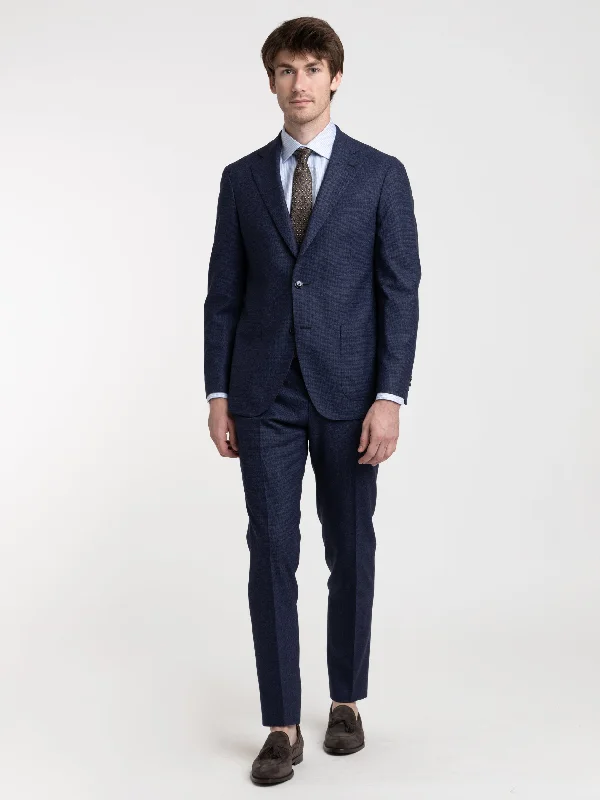 Modern Men's Field JacketsNavy Wool Suit