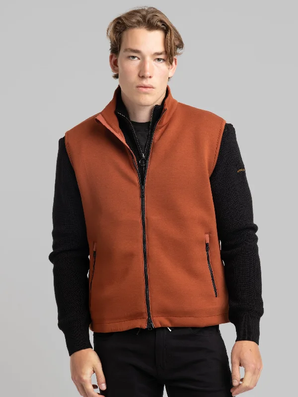 Men's Coats with PocketsOrange Performance Vest