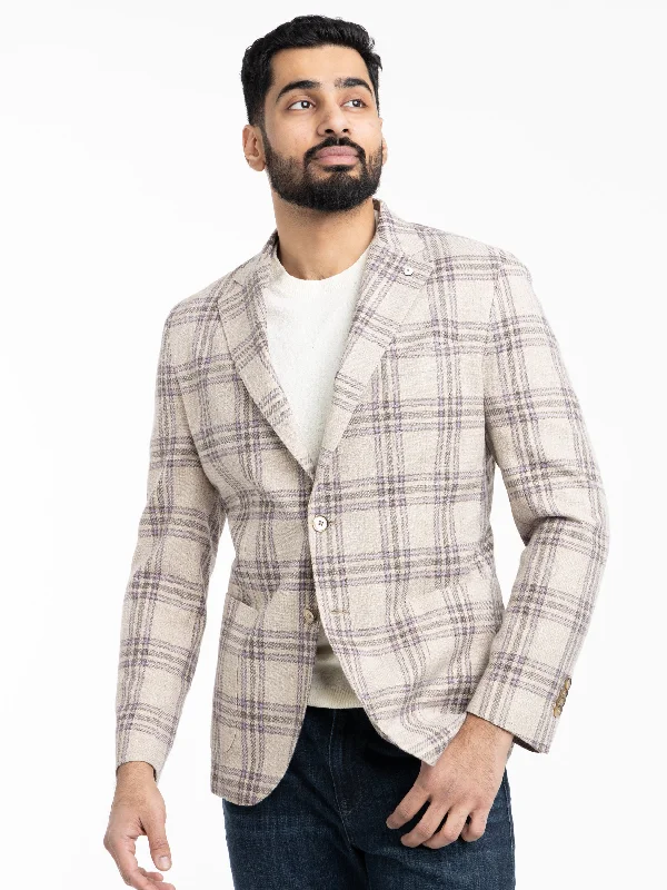 Men's Coats Made in the USAPurple/Beige Garment-Dyed Jack Sport Jacket