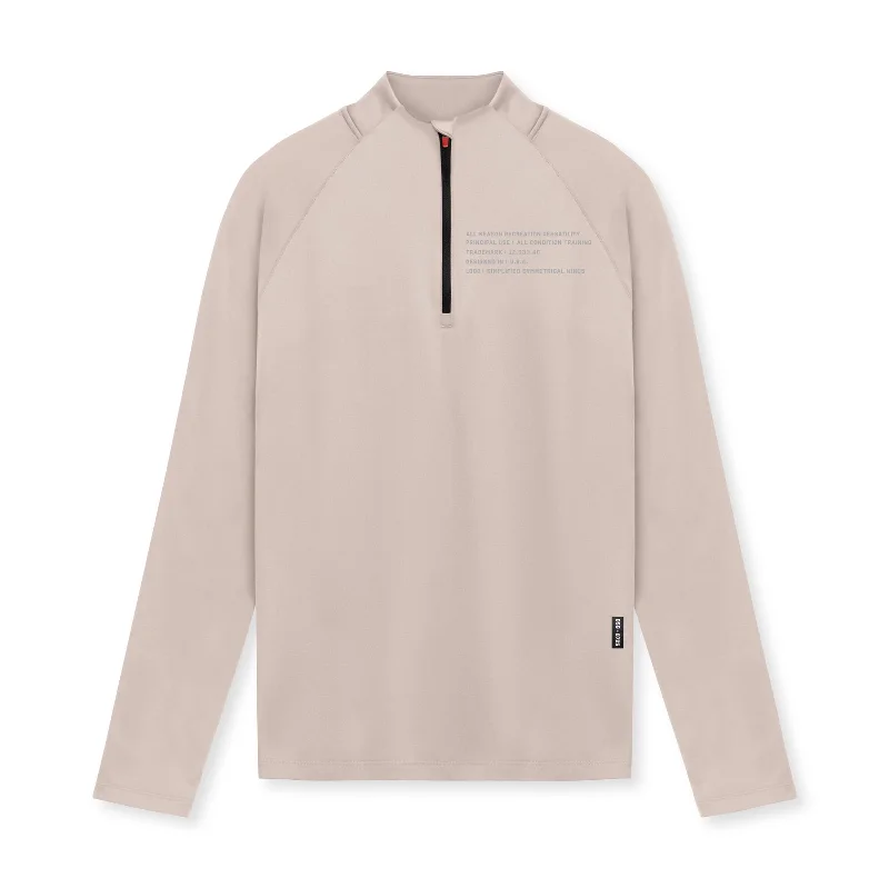 Men's Shirts with Tab Collars0725. Core Fitted Quarter Zip - Chai