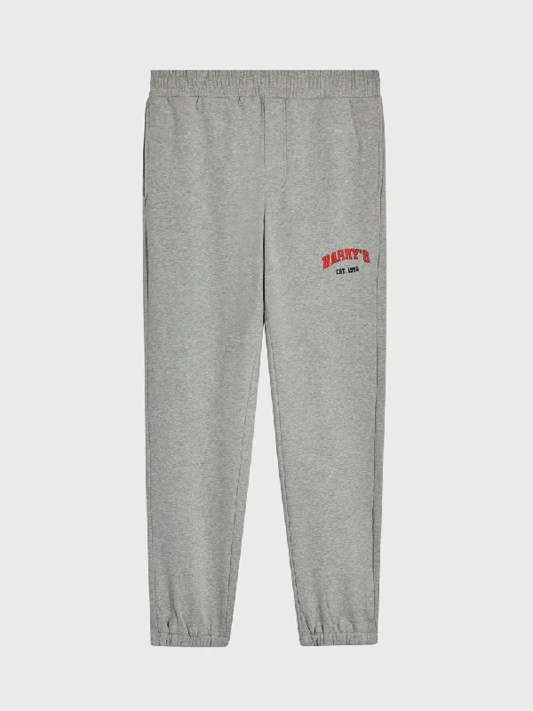 Men's Pants with Ripped and Distressed DetailsBARRY'S HEATHER GREY UNISEX SWEATPANT