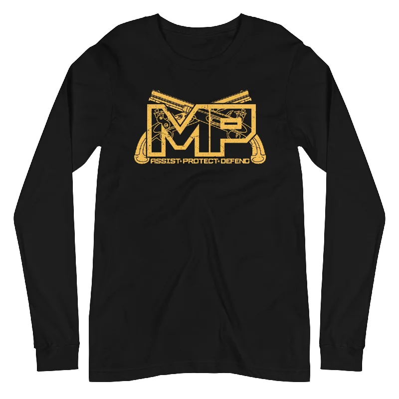 Men's Shirts with Appliqué DetailsCLT - Military Police Long Sleeve