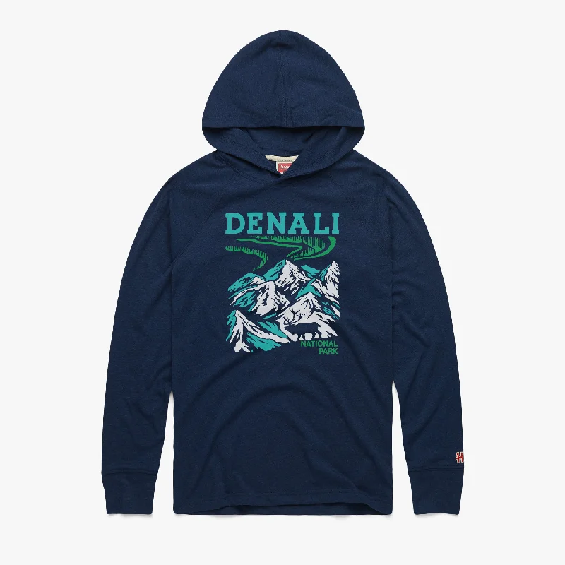 Casual Men's T-ShirtsDenali National Park Lightweight Hoodie