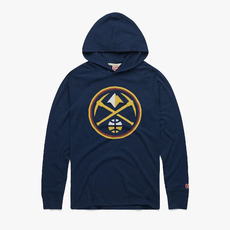 Men's Shirts with Abstract DesignsDenver Nuggets Logo Lightweight Hoodie