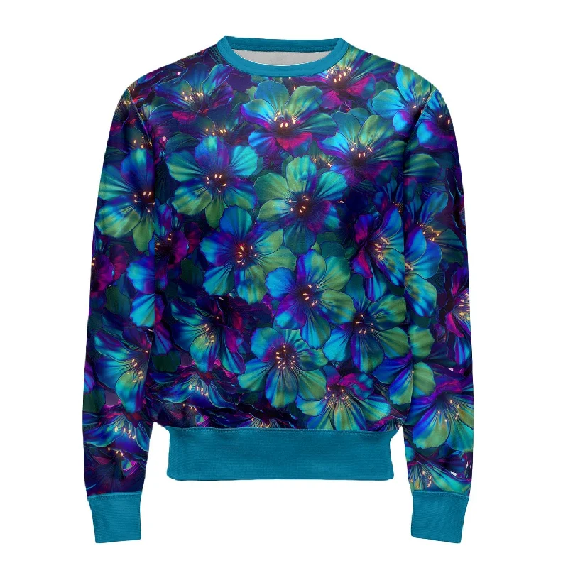 Versatile Men's SportswearFlower Sweatshirt