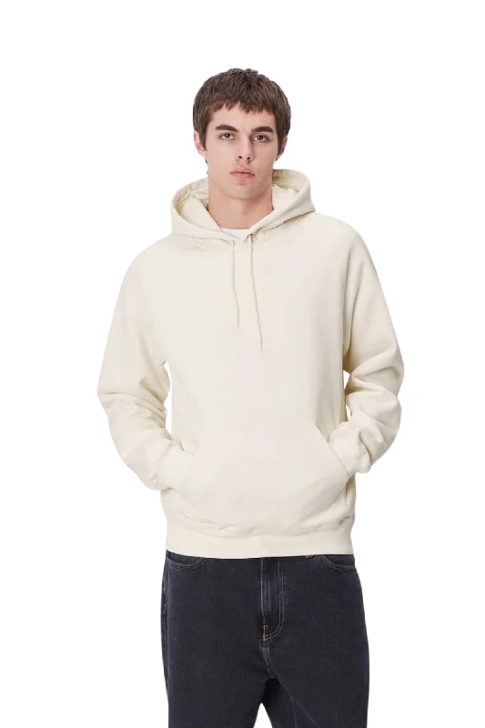 Lightweight Breathable Men's SportswearHooded Chase Sweatshirt in Wax