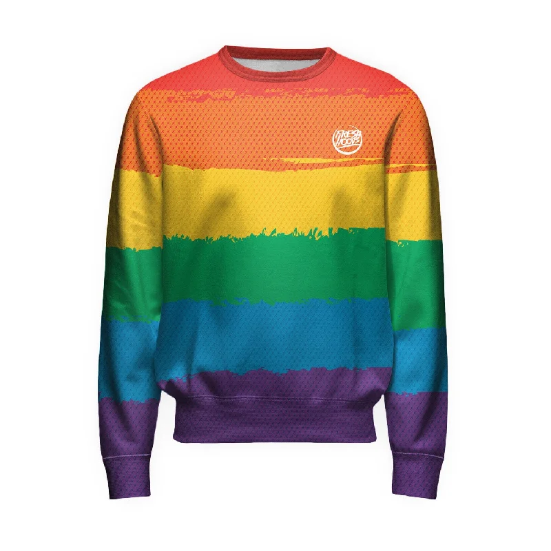 Modern Men's SportswearLGBTQ Rainbow Sweatshirt