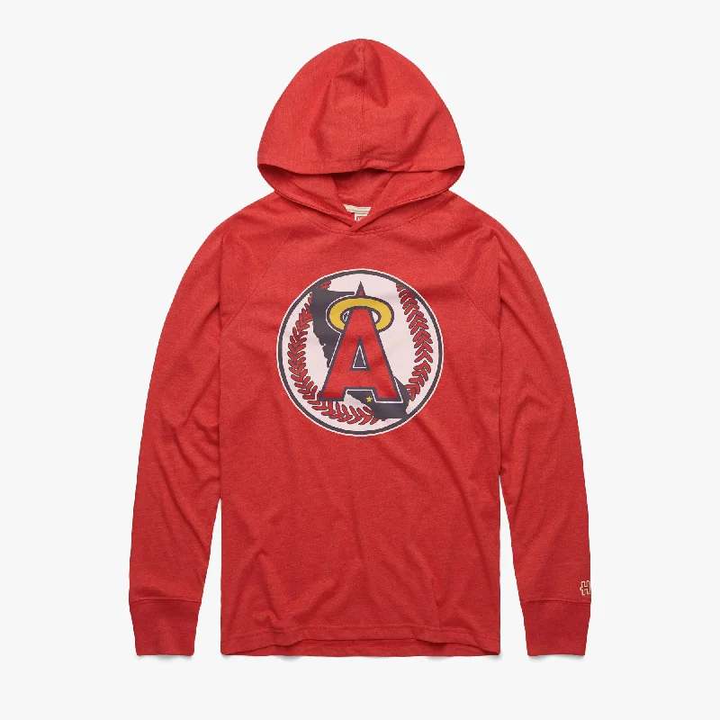 Men's Shirts with Embellished CollarsLos Angeles Angels '86 Lightweight Hoodie