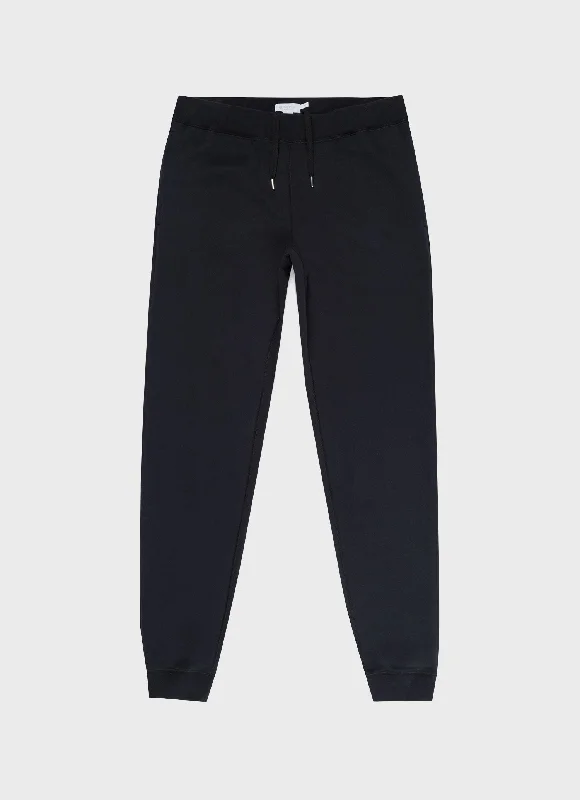 Stretchable Men's SportswearMen's Loopback Sweatpants in Black