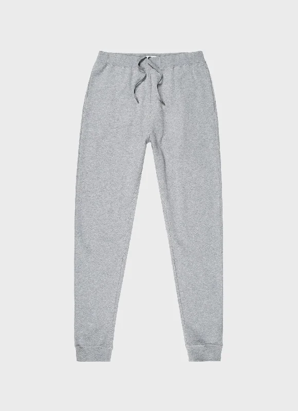 Odor-Resistant Men's SportswearMen's Loopback Sweatpants in Grey Melange