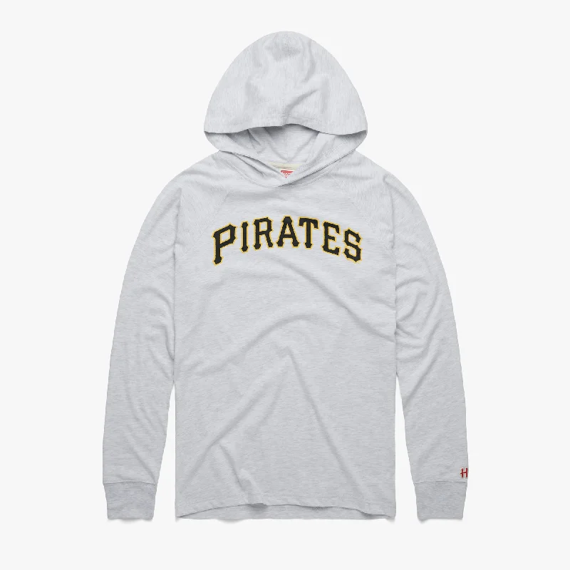 Men's Shirts with Moisture-Wicking FabricPittsburgh Pirates Jersey Logo Lightweight Hoodie