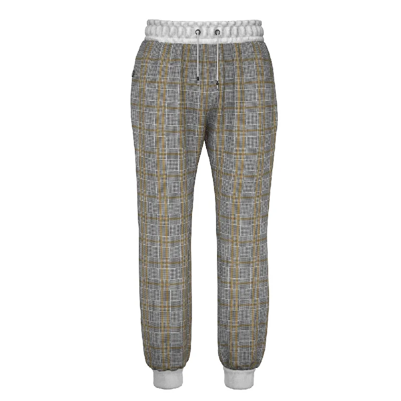 Men's Running Pants for ExercisePlaid FH Sweatpants