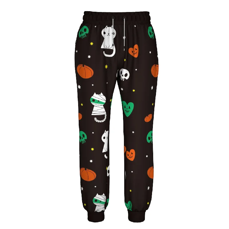 Men's Pants with Antimicrobial TreatmentScary Cat Sweatpants