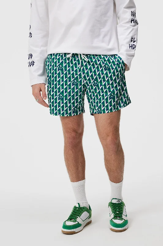 Men's Pants with Deep PocketsBanks Island Geo Swim Trunks