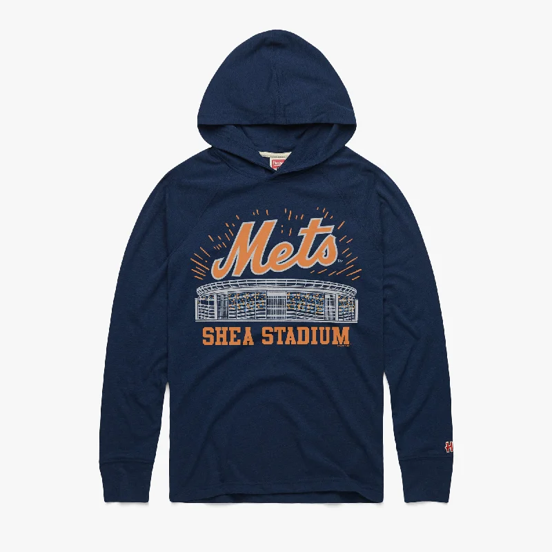 Men's Shirts with Belt LoopsShea Stadium Mets Lightweight Hoodie