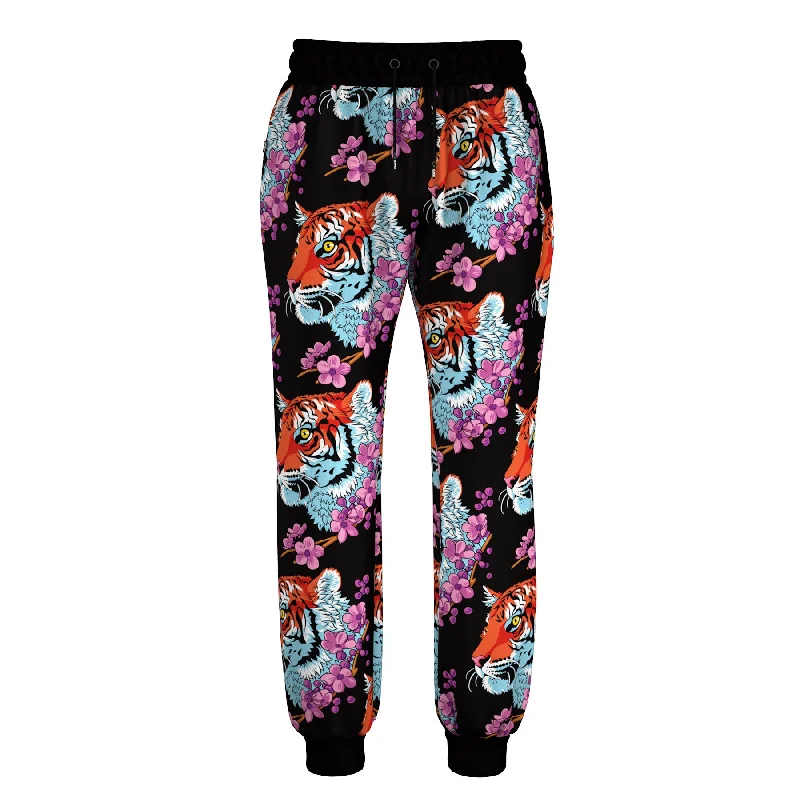 Men's Pants with Belt LoopsTiger Sakura Sweatpants