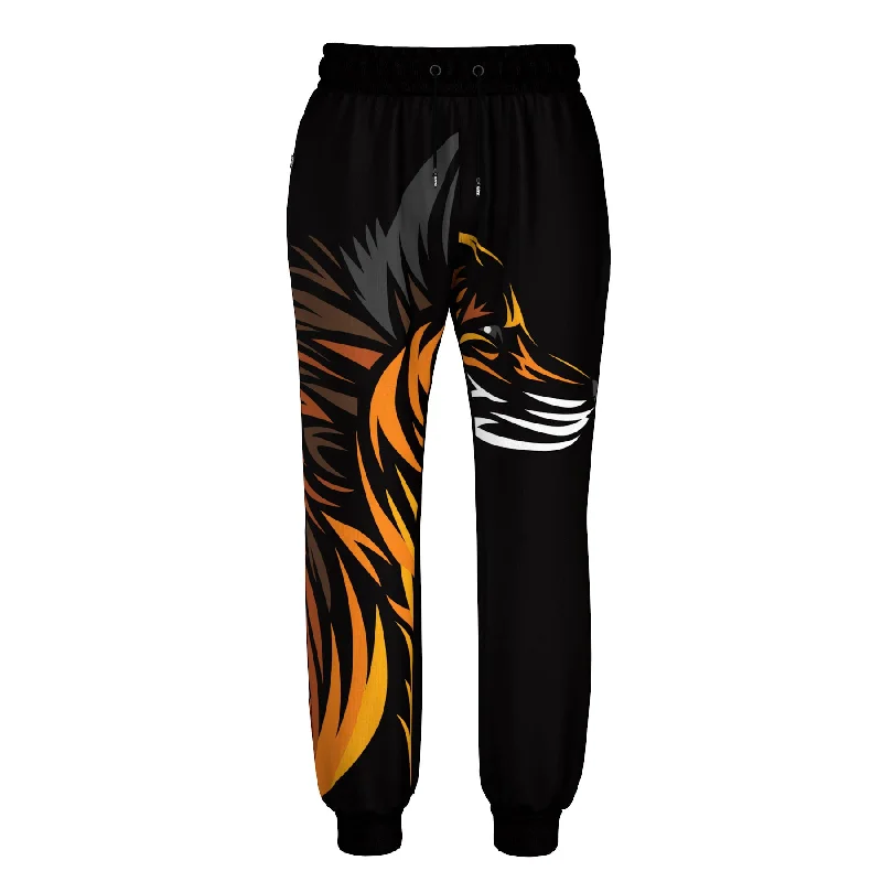 Men's Pants with Reflective Stripes for SafetyTribal Fox Sweatpants