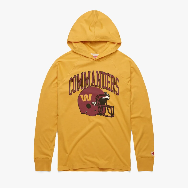 Men's Shirts with Short PlacketsWashington Commanders Helmet Lightweight Hoodie