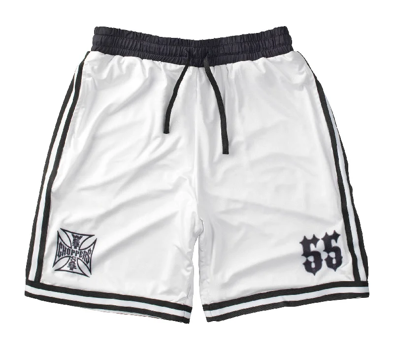 Men's Pants with SuspendersWCC 55 BASKET GAME SHORT – WHITE