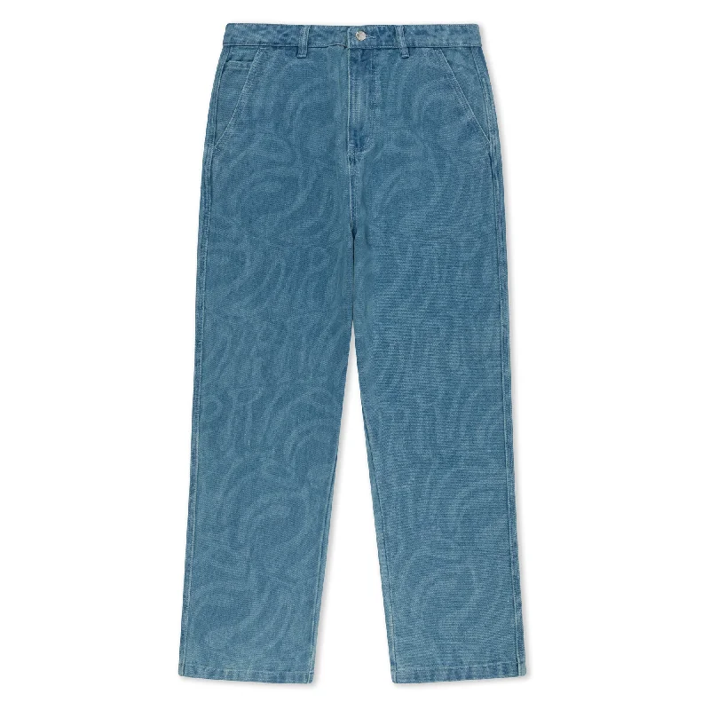 Men's Button-Fly Pants for a Traditional TouchWilshire Denim Pants (Medium Wash)